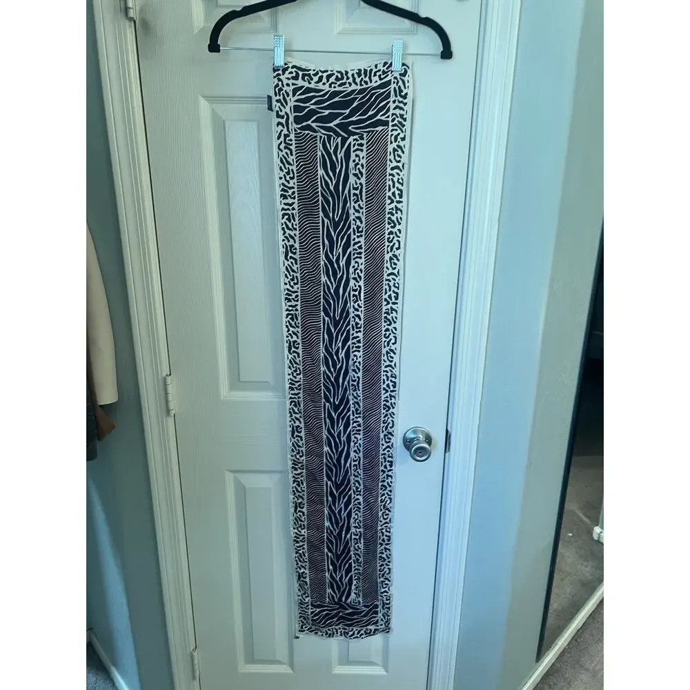 Honey VTG Silk Scarf Blue